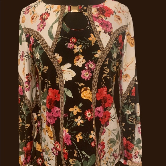 JM Collection Day to Night Blouse - Picture 2 of 16